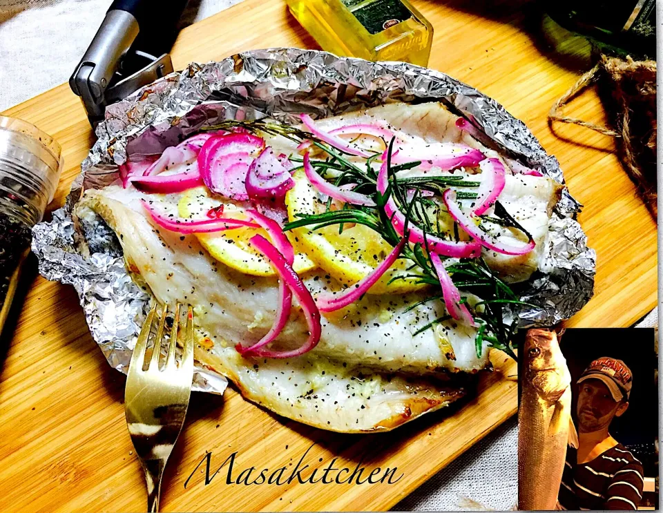 Grilled seabass in foil|Masakiさん