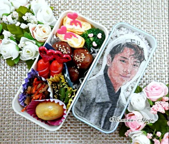 SHINee『キー/KEY/키』弁当
 #オブラートアート
 #似顔絵弁当|みんなのあねごさん