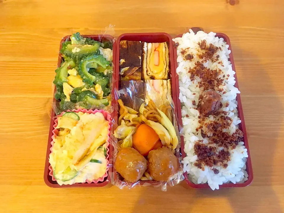 ゴーヤチャンプル弁当|Emi Mikadoさん