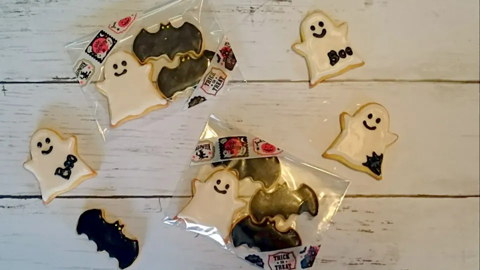 👻お化けとｺｳﾓﾘのｱｲｼﾝｸﾞｸｯｷｰ👿|はるあやママさん