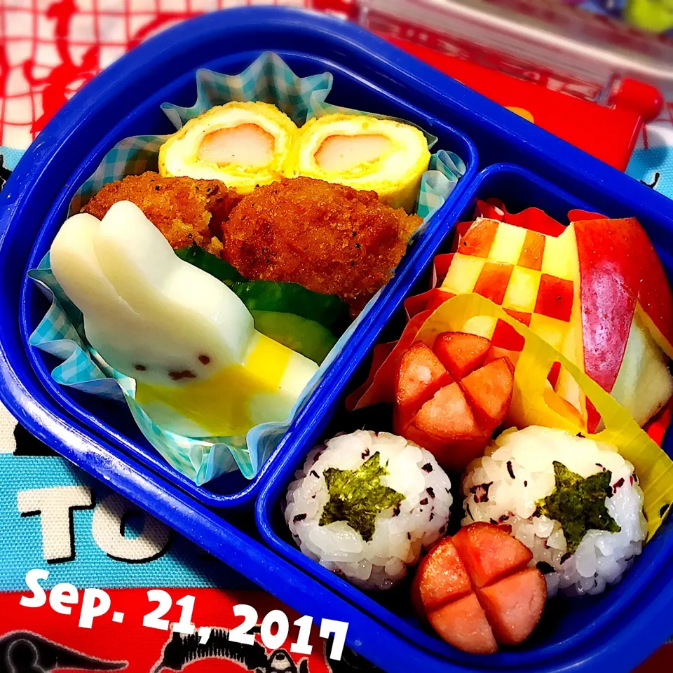 年少さん弁当
#お弁当 
#幼稚園|ヒロさん