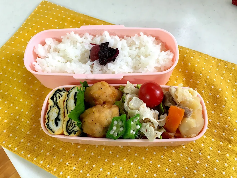 今日のお弁当🍱
白ゴーヤの和え物✨|くっきいさん