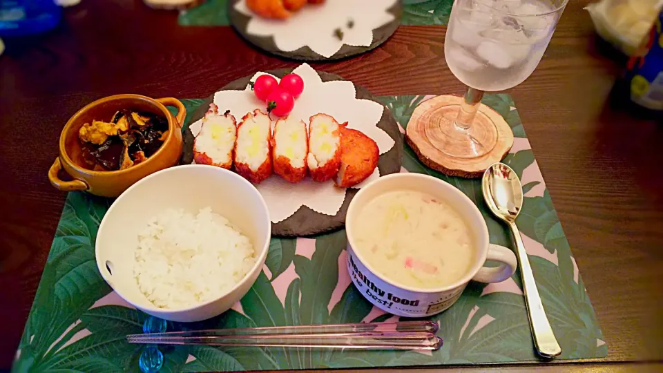 今日の夕飯🍴|河上 あいさん