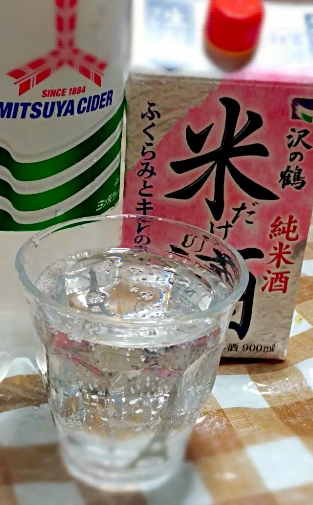 日本酒サイダー割り|時雨さん