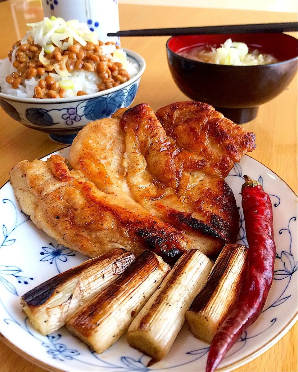 🌶ねぎまペペロンチーノ 鶏むねペペロンねぎま風ジューシーパリパリ焼き🍗|ガク魁‼︎男飯さん