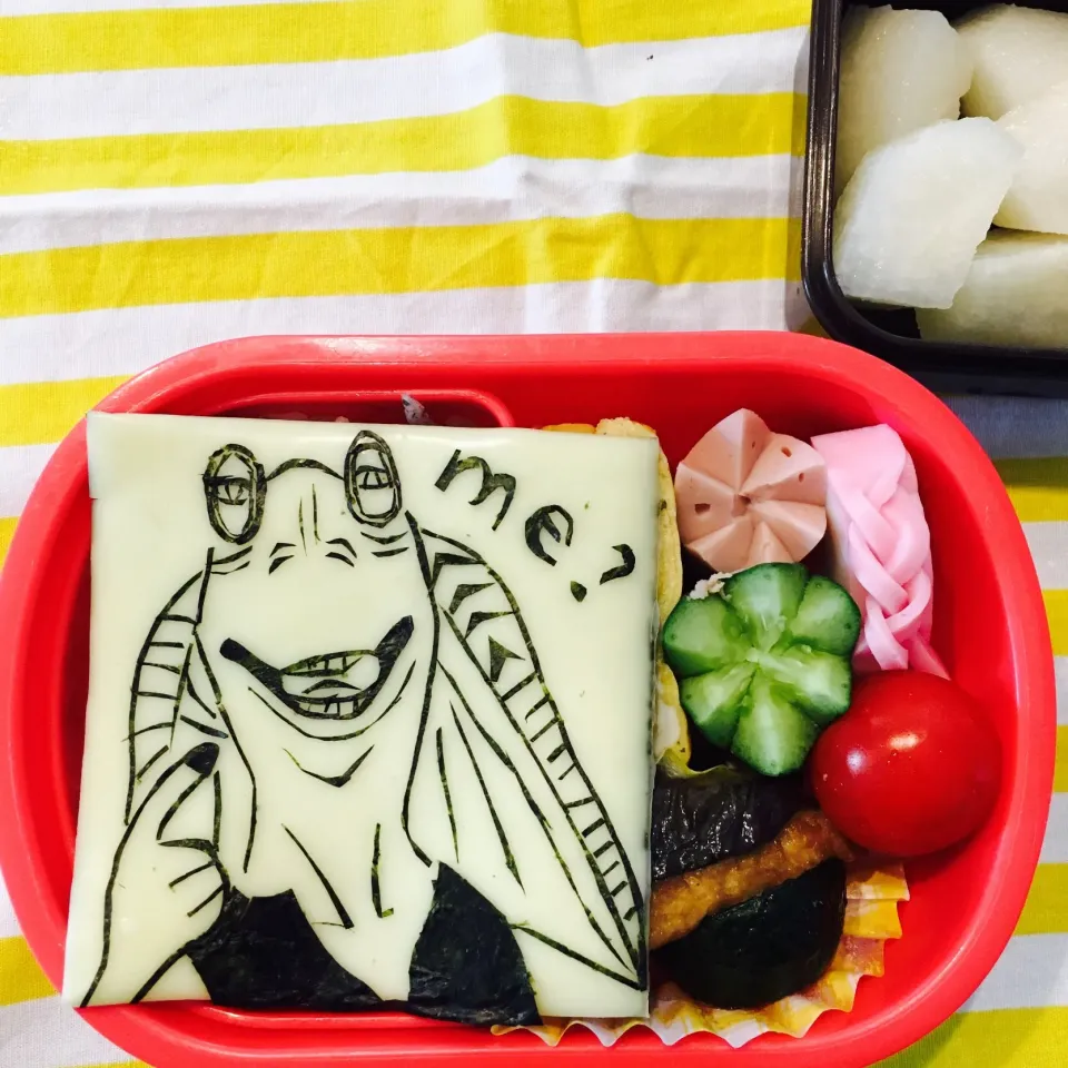 #ジャージャービンクス
#ユキ弁
#starwars
#スターウォーズ
#スターウォーズ弁当|tuyet716さん