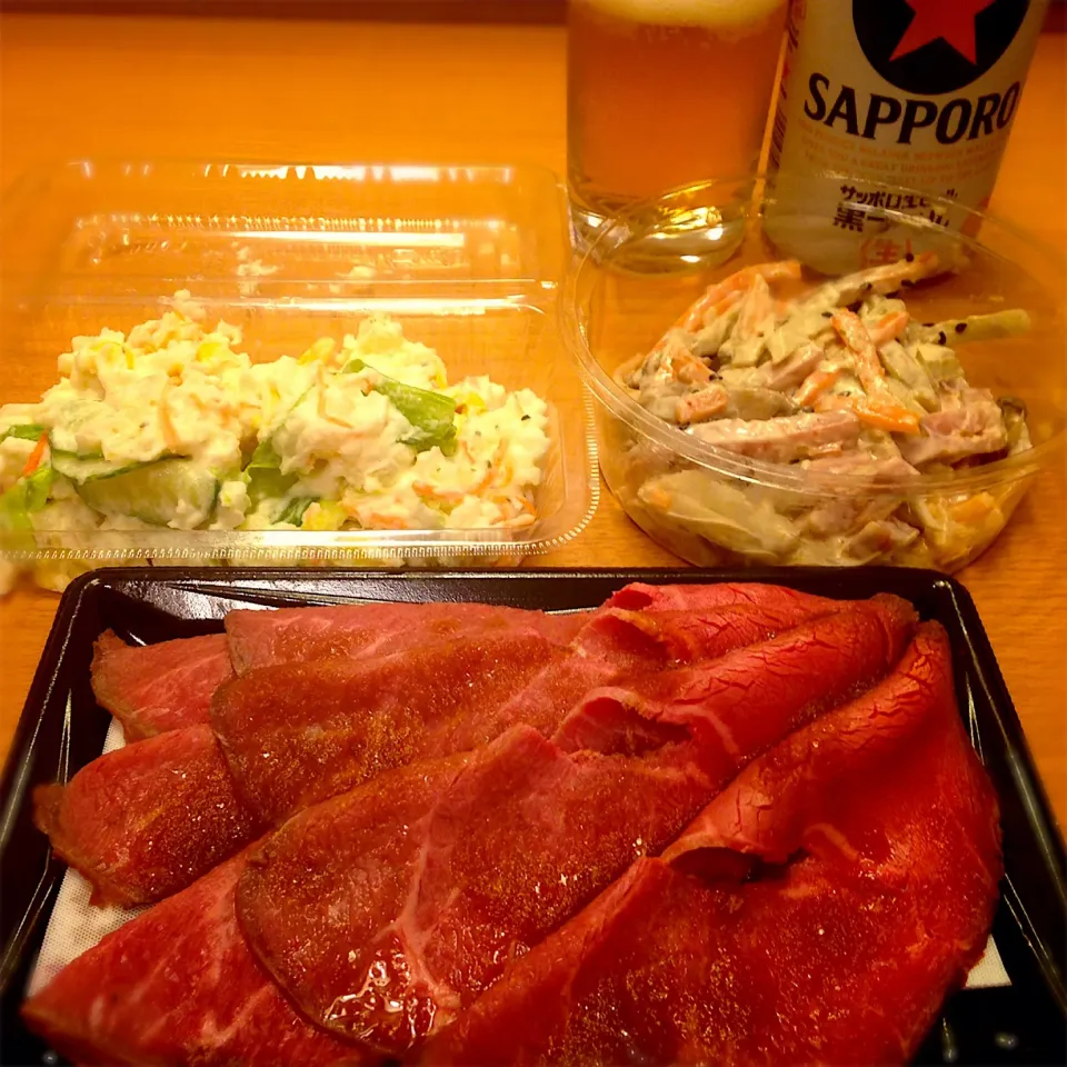 百貨店お惣菜でホテル飲み🍺|nao子さん