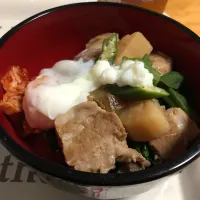 Snapdishの料理写真:豚角煮ど〜ん❗️