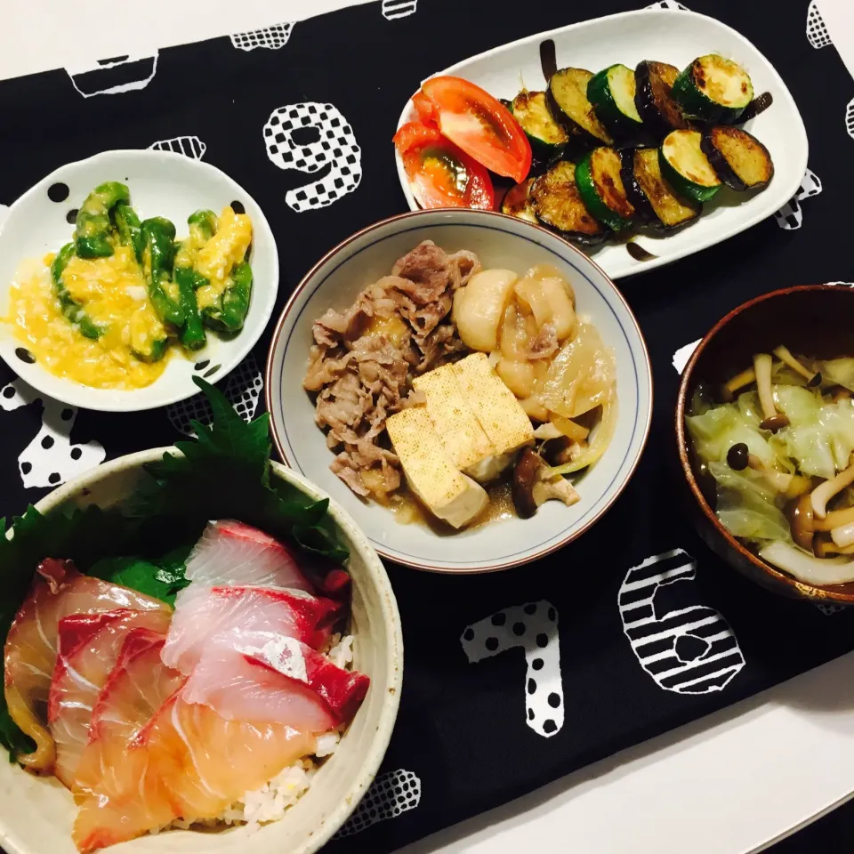 #ユキ飯
#カンパチ丼
#肉豆腐|tuyet716さん