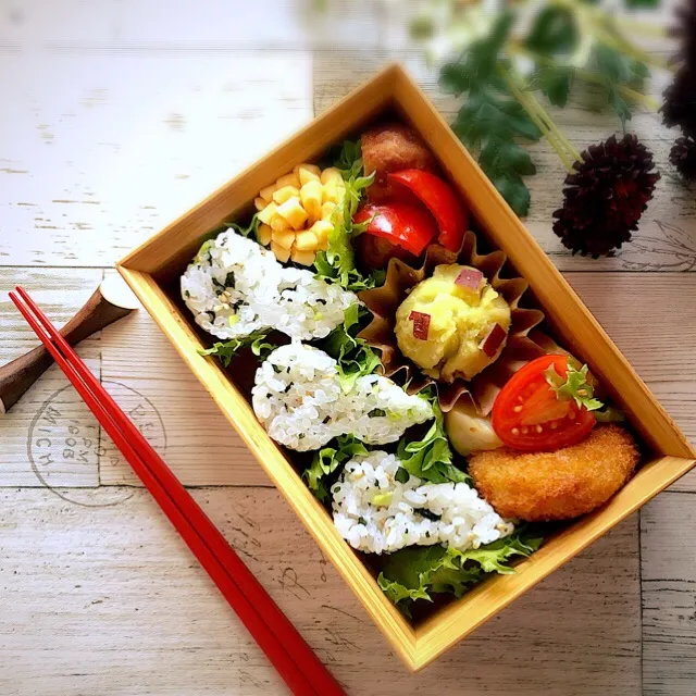 ムスメ弁当 ゜ﾟ･*:.ひょっこり瓢箪 .｡.:*･|usakoさん