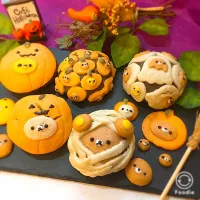 リラックマ🎃ハロウィンの
メロンパンdeコッタ👻