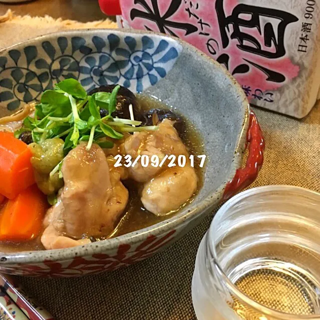 Snapdishの料理写真:鶏🐔の治部煮|友さん