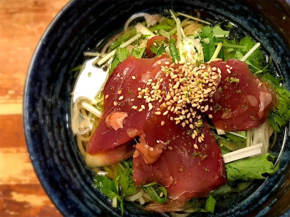 戻り鰹の酒盗漬そうめん4|半田手延べそうめんの店 阿波や壱兆さん