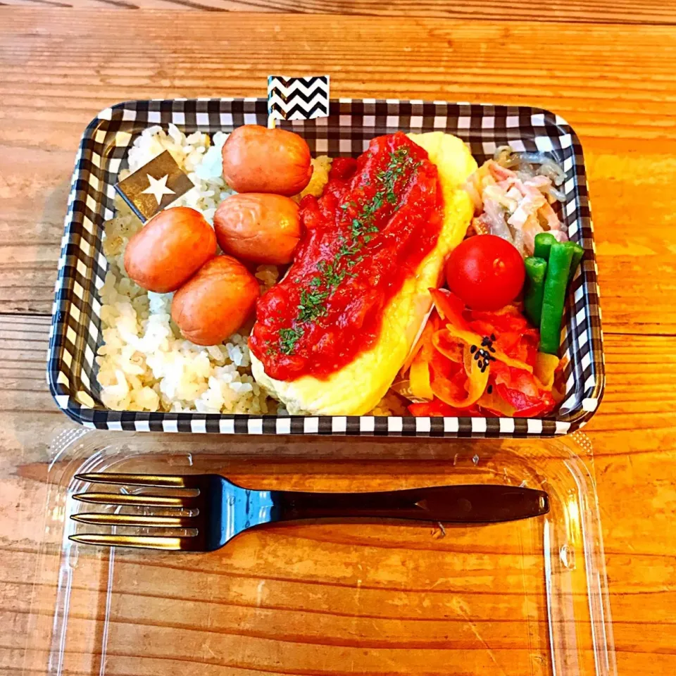 旦那弁当〜トマトソースオムレツ|mnkさん