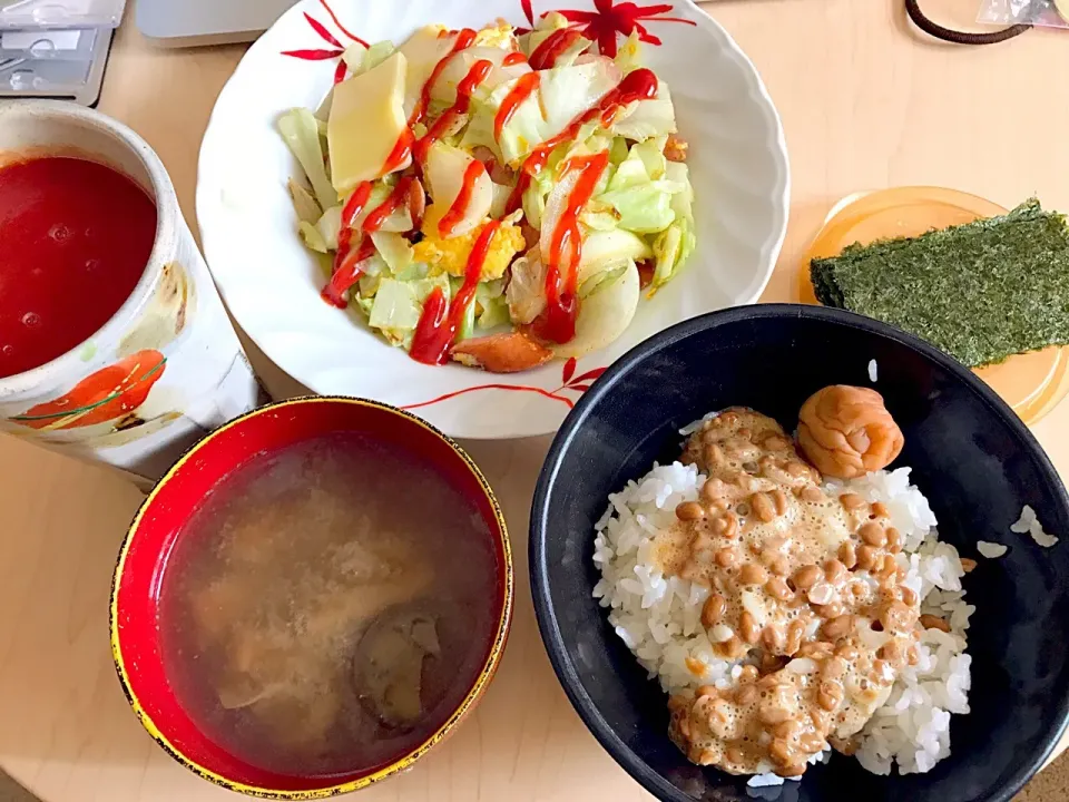 9月24日朝食兼昼食|ばぁさんさん