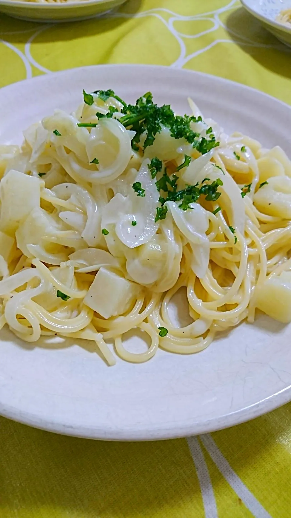 じゃがいものクリームソースパスタ|ぱやさん