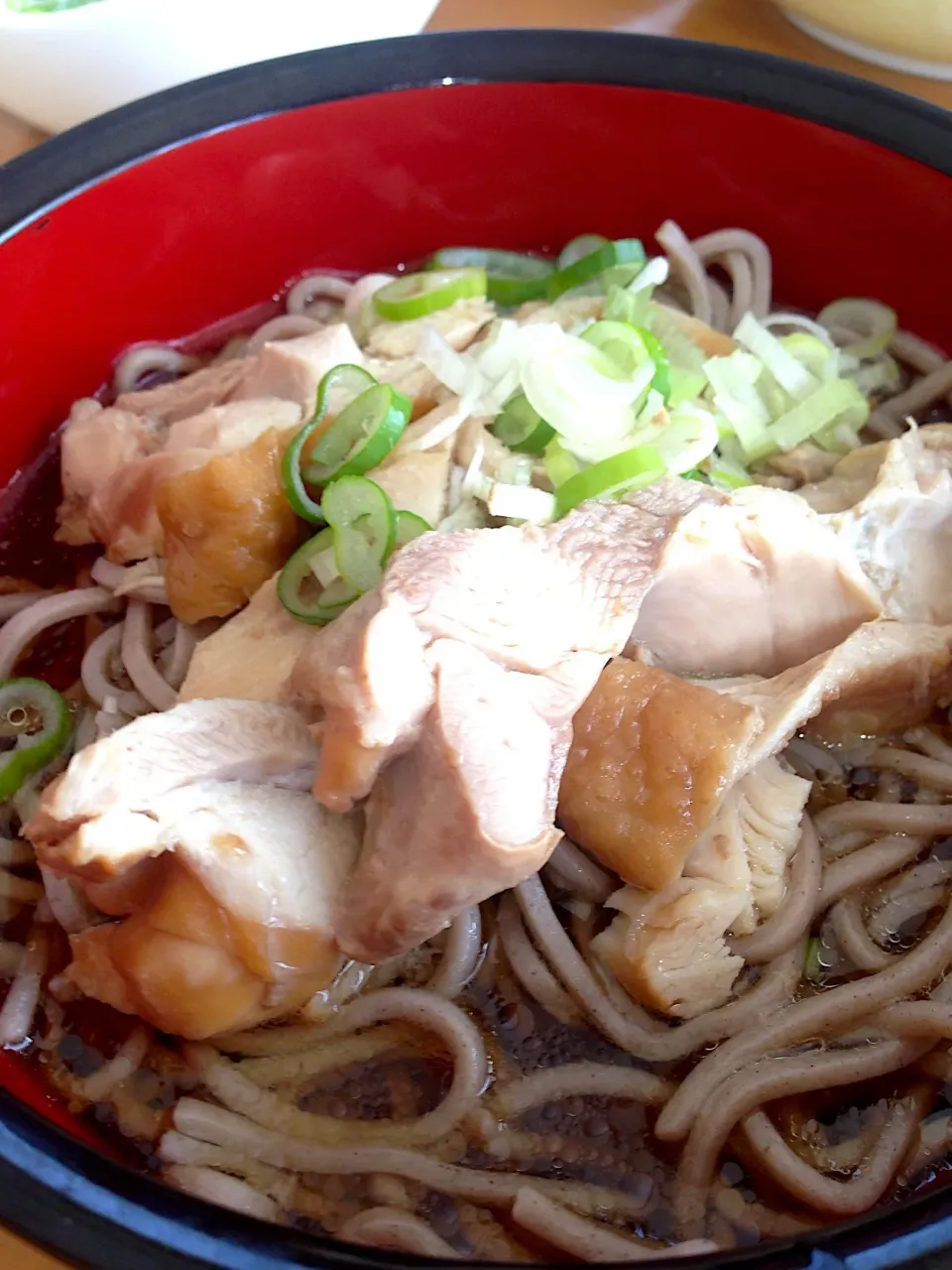 Snapdishの料理写真:９月２４日
今日の昼食  山形の冷たい肉そば風|Yu Yu mamaさん