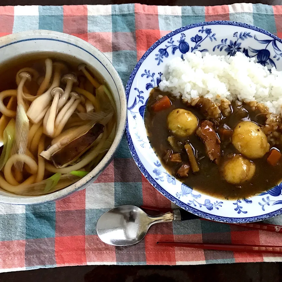 カレーとキノコうどん|純さん