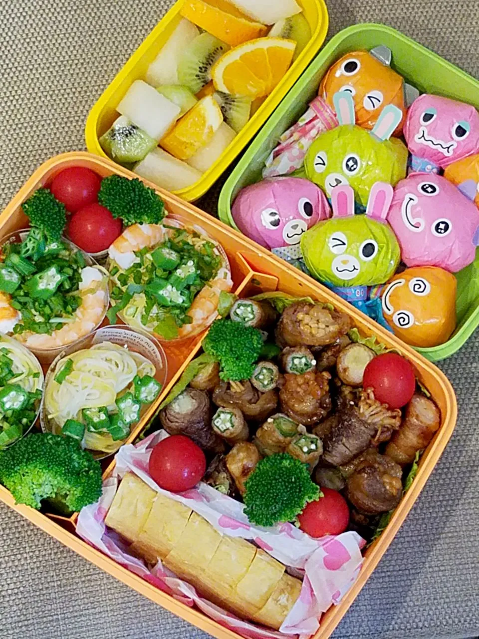 運動会のお弁当☆レモン素麺でさっぱり|unotacoさん