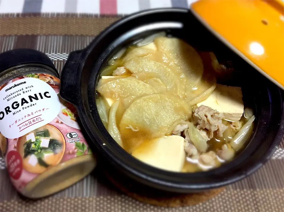 オーガニックみそパウダーで優しい味のせんべい汁🍲
#オーガニックみそパウダー|ゆいちゃんママさん