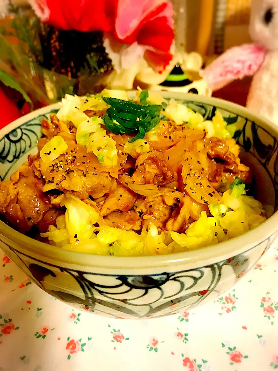 野菜も一緒に採れる★オイマヨの柔らか豚丼♪＆お弁当箱の詰める前～ : ～Caf'e fuu Manma～mamaの鍵|ちゃーさん