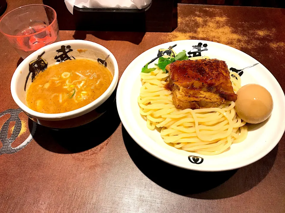 Snapdishの料理写真:麺屋武蔵秋葉原武仁の濃厚つけ麺✨|ゆっちこさん