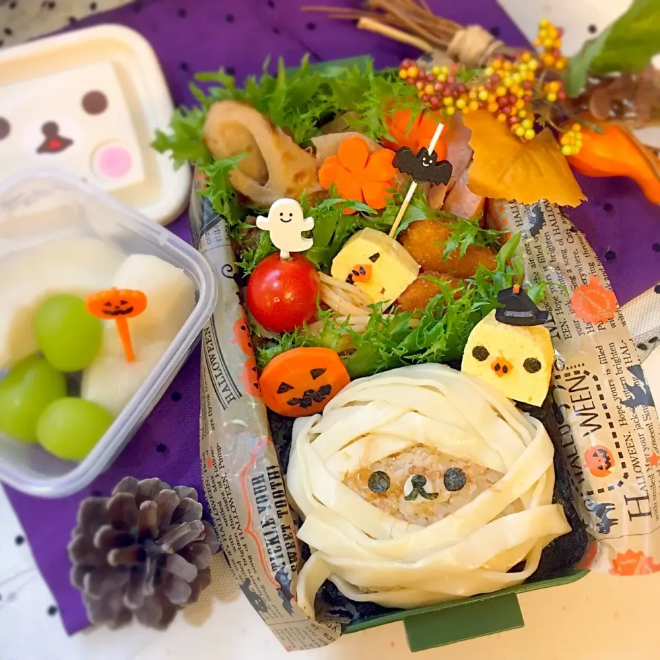 リラックマのミイラ👻弁当|せいこさん