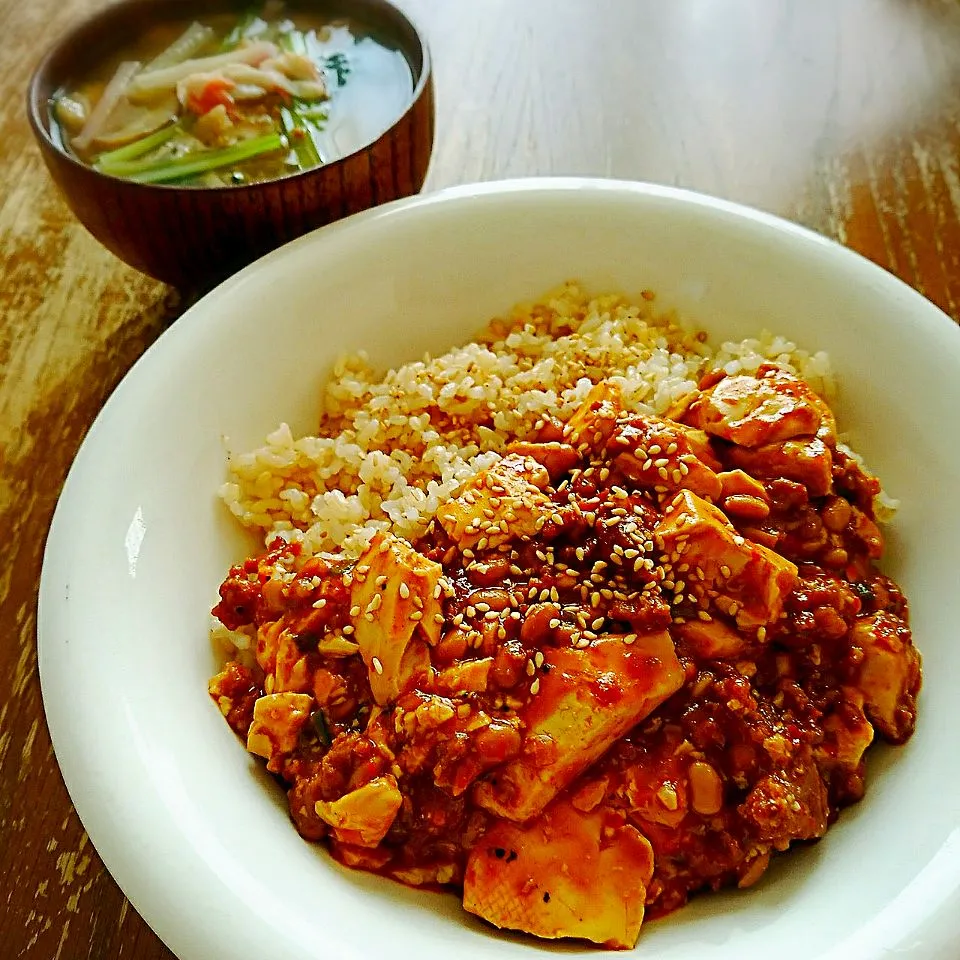 麻婆丼|プチテンよすさん