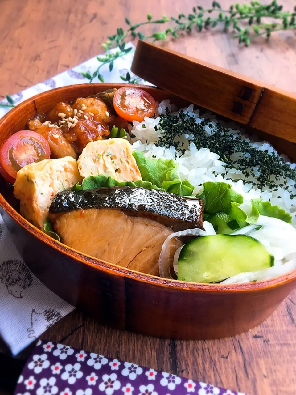 ✴︎旦那さんのぶりの照り焼き弁当|津久井 美知子(chiko)さん