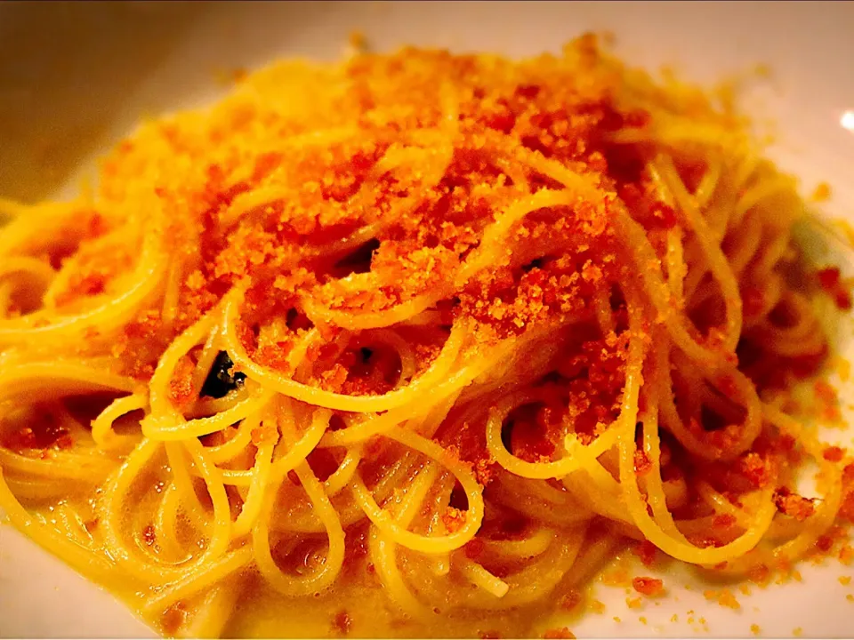 カラスミパスタ@TorattoriaGargani

#torattoriagargani
#bottarga 
#イタリア出張 
#pasta 
#firenze#florence
#イタリアン|酩酊親父さん