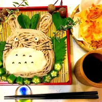 Snapdishの料理写真:トトロのとろろ蕎麦😊|タコさん