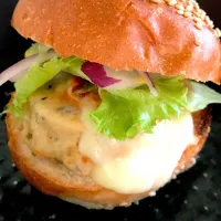 ヘルシー！豆腐チーズバーガー