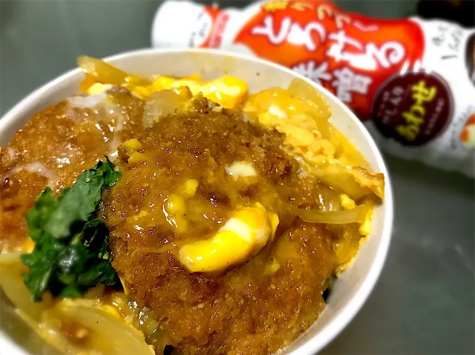 とろける味噌で🐷味噌カツ丼|ふぅちゃんさん