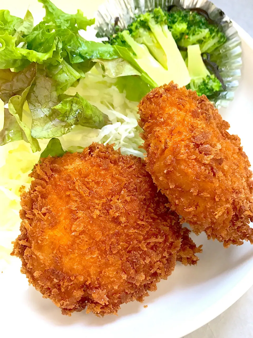 サーモンとコーンのポテトコロッケ|学食おばちゃんさん