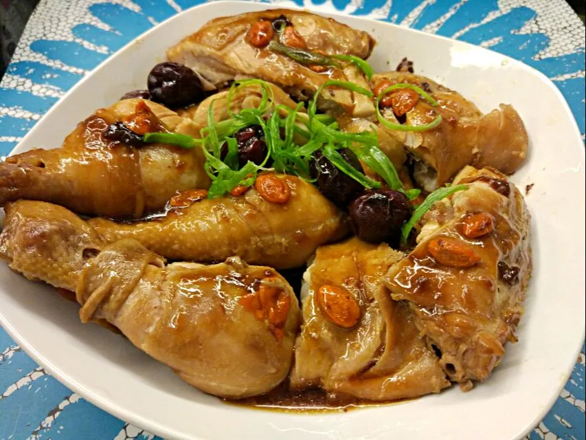 Thermomix steamed herbal chicken|Ee Shanさん