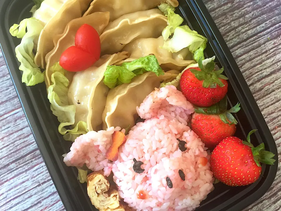 piggy bento gyoza|bentome123さん