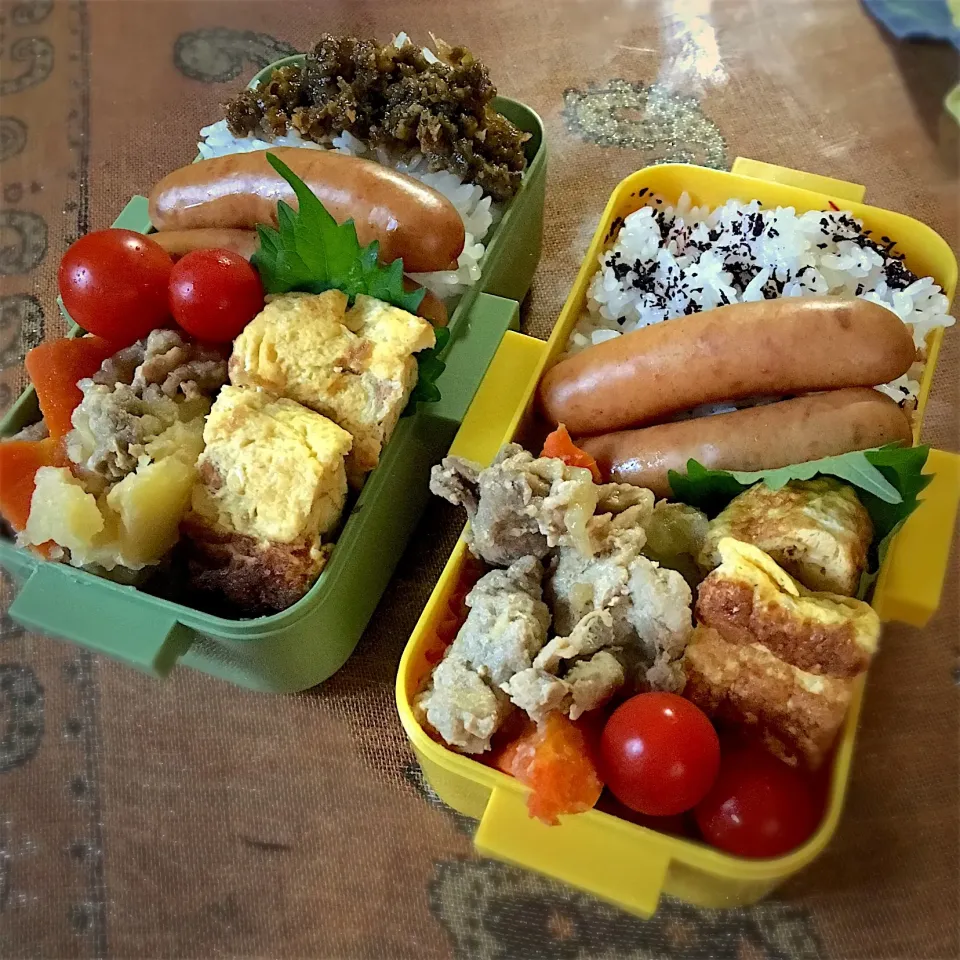 #お昼ご飯 #お弁当 #卵焼き 

9.27 今日のお弁当🍱🍱
卵焼きは息子作です💗|renharuruさん