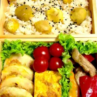 オヤジ弁当  栗ごはん|Yukari Egutiさん