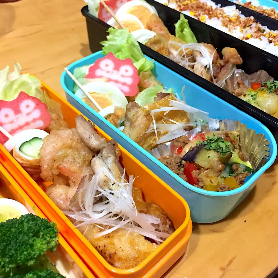 Snapdishの料理写真:今日の親父弁当！|沖縄「ピロピロ」ライフさん