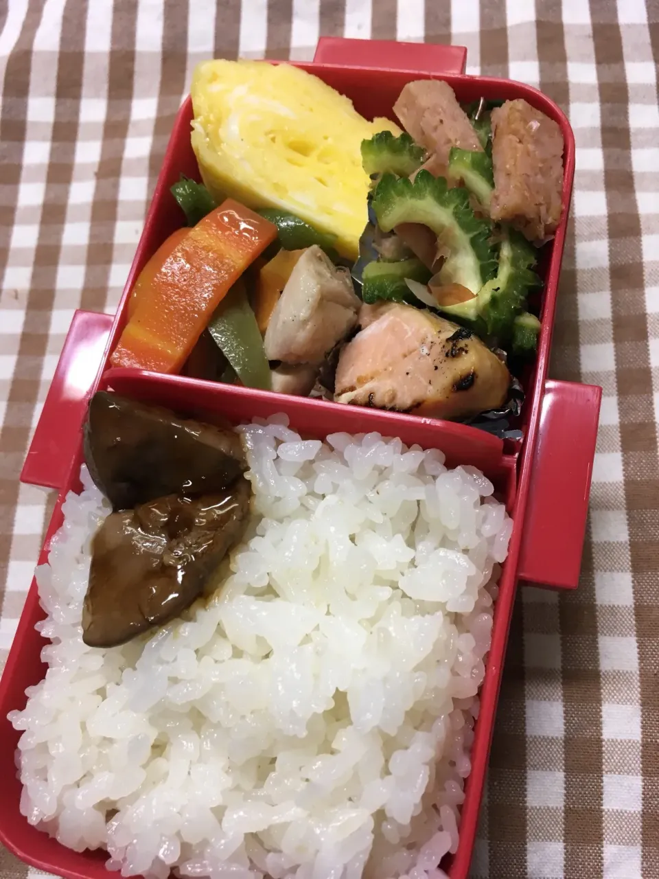 Snapdishの料理写真:9月27日 今日は雨☂️弁当|sakuramochiさん