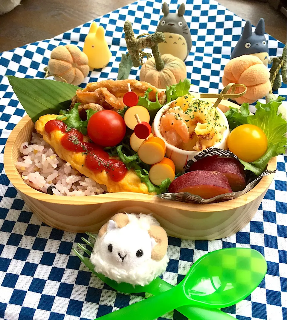 オムレツのお弁当！空っぽにな〜れ♡|マトンさんの飼い主さん