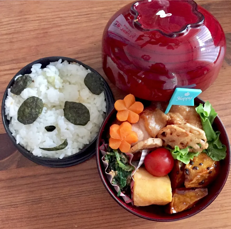 9/27 お弁当🐼|カタツムリさん