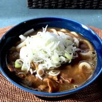 Snapdishの料理写真:カレー残りでカレーうどん|おじまささん