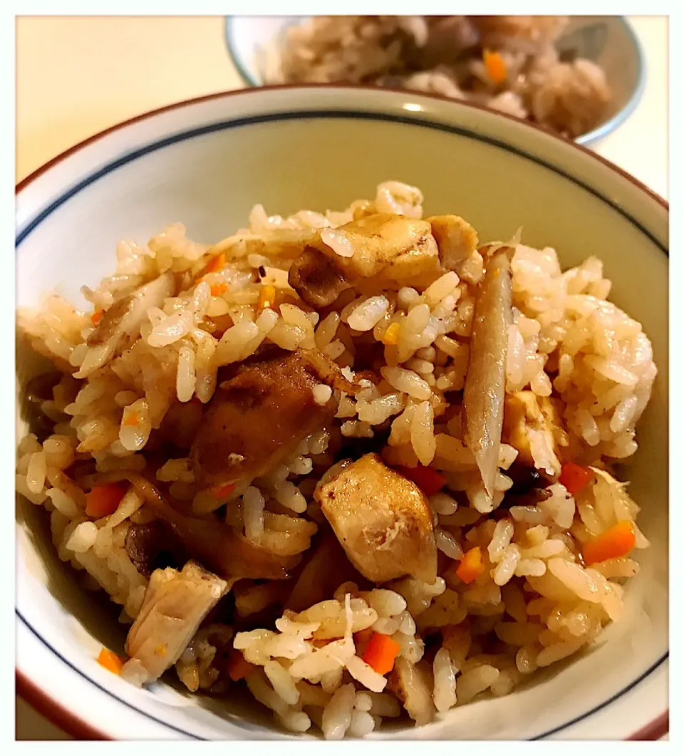 Snapdishの料理写真:鶏ごぼうごはん。Mixed Rice|toyamadaさん