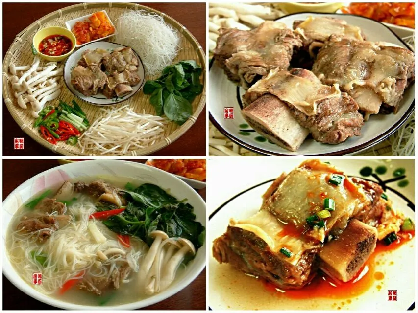 Rice noodle soup with beef ribs|steven z.y.さん