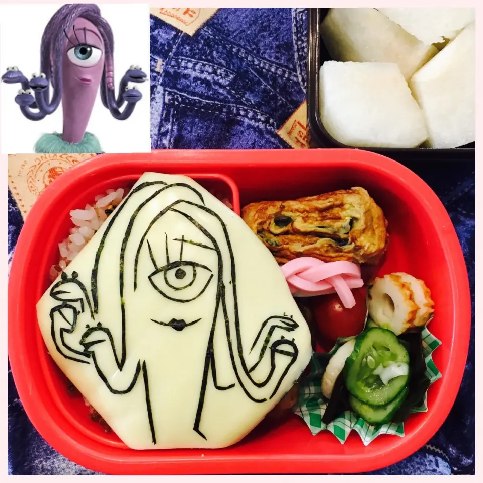 Snapdishの料理写真:#ユキ弁
#モンスターズインク
#ディズニー弁当
#セリア|tuyet716さん