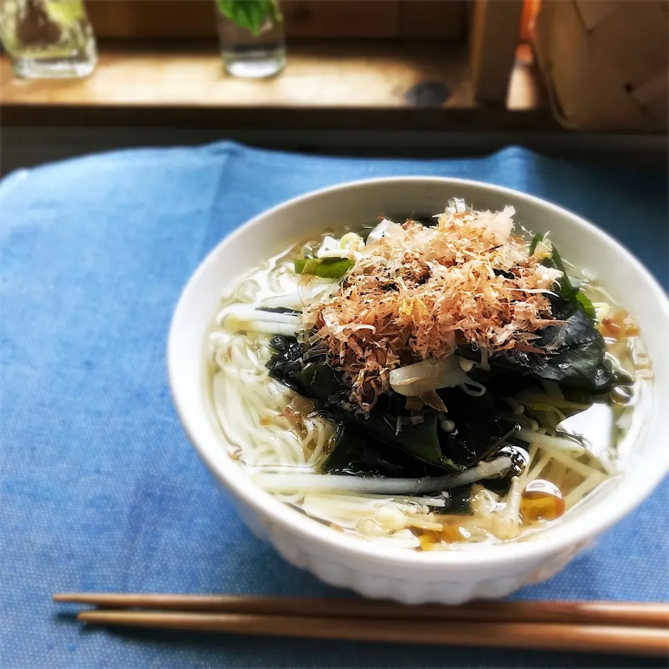 わかめともやしのにゅうめん|Sachiyo Tanakaさん