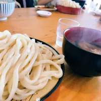 Snapdishの料理写真:田舎っぺ、茄子汁うどん！🍆|スぺ子さん