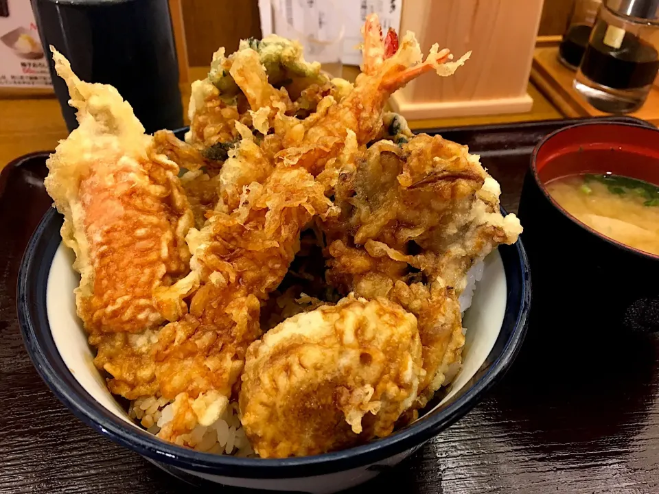 松茸かき揚げ天丼|hirotomoさん