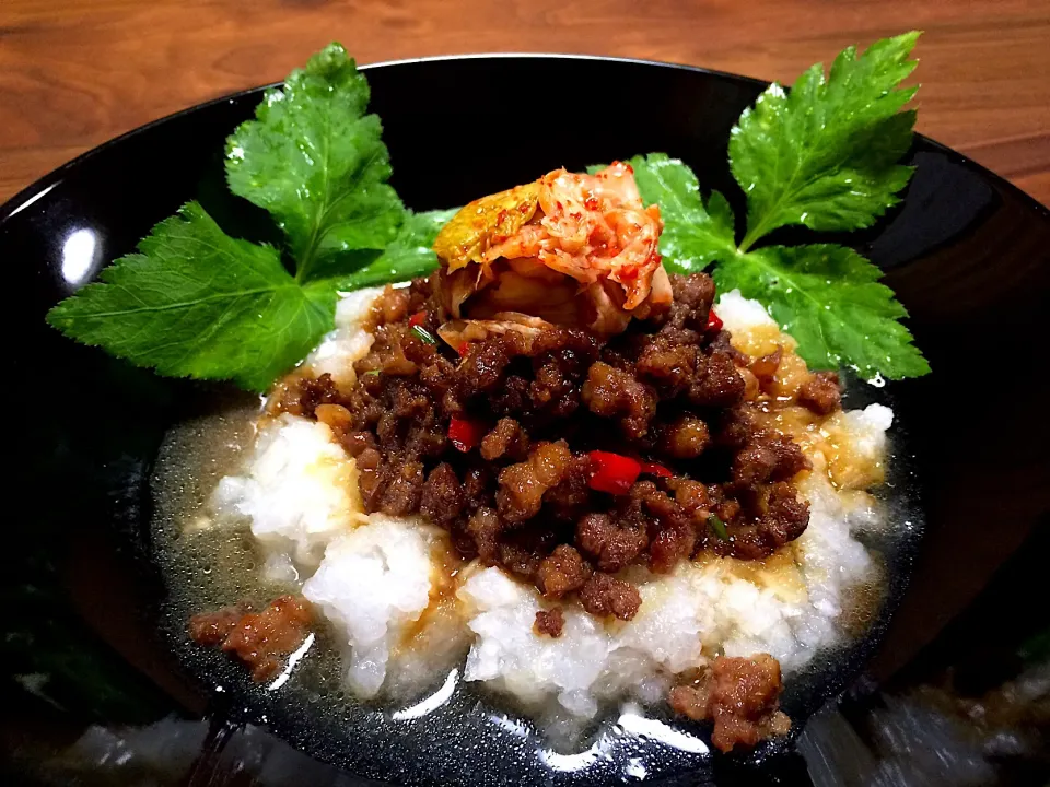 粗挽き牛挽肉の甘辛煮だいこんおろし☘|ぱぴこ家さん